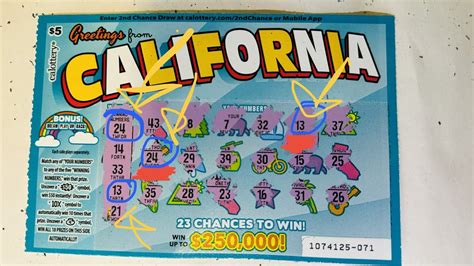 How do I know if my California scratch.